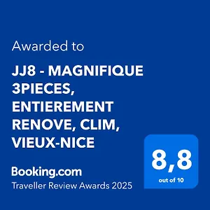  Appartement Jj8 - Magnifique 3pieces, Entierement Renove, Clim, Vieux-nice